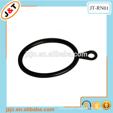 40mm black curtain rod metal ring eyelet